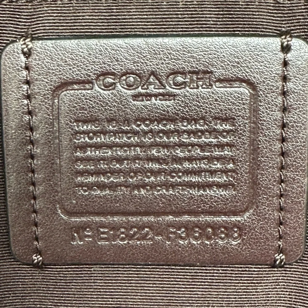 COACH MINI CHARLIE BURGUNDY LEATHER BACKPACK NWOT & coach tag​​​ - Picture 7 of 11
